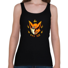 PRINTFASHION Naruto and Kurama - Női atléta - Fekete női trikó