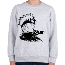 PRINTFASHION Naruto fekete - Gyerek pulóver - Sport szürke