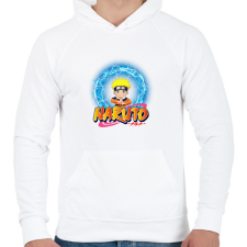 PRINTFASHION Naruto - Férfi kapucnis pulóver - Fehér férfi pulóver, kardigán