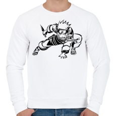 PRINTFASHION Naruto  - Férfi pulóver - Fehér