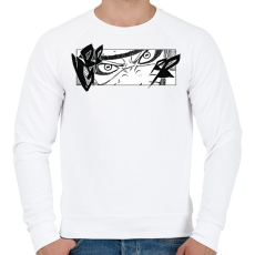 PRINTFASHION Naruto - Férfi pulóver - Fehér