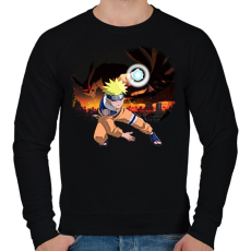 PRINTFASHION Naruto - Férfi pulóver - Fekete