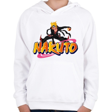 PRINTFASHION Naruto - Gyerek kapucnis pulóver - Fehér gyerek pulóver, kardigán