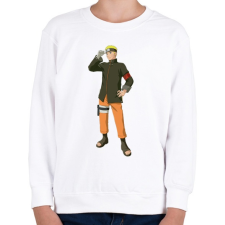 PRINTFASHION Naruto - Gyerek pulóver - Fehér gyerek pulóver, kardigán