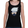 PRINTFASHION Naruto Kakashi head illustration, Kakashi Hatake Sasuke Uch - Női atléta - Fekete