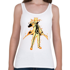 PRINTFASHION Naruto Kurama mód - Női atléta - Fehér női trikó