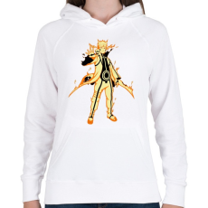 PRINTFASHION Naruto Kurama mód - Női kapucnis pulóver - Fehér
