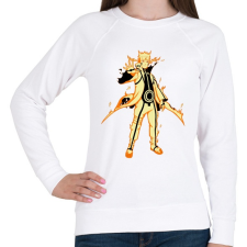 PRINTFASHION Naruto Kurama mód - Női pulóver - Fehér női pulóver, kardigán