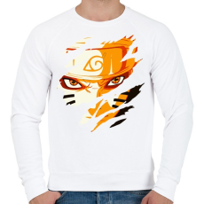 PRINTFASHION Naruto Kyubi Mode - Férfi pulóver - Fehér