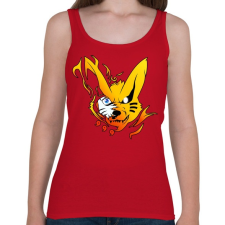 PRINTFASHION Naruto kyuubi - Női atléta - Cseresznyepiros női trikó