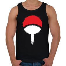 PRINTFASHION Naruto logo - Férfi atléta - Fekete atléta, trikó