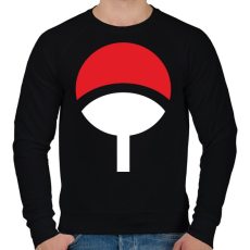 PRINTFASHION Naruto logo - Férfi pulóver - Fekete