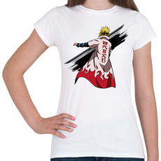 PRINTFASHION Naruto Minoto - Női póló - Fehér