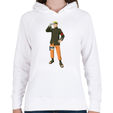 PRINTFASHION Naruto - Női kapucnis pulóver - Fehér