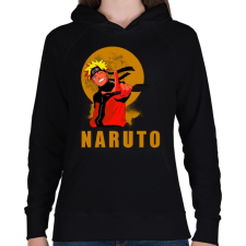 PRINTFASHION Naruto - Női kapucnis pulóver - Fekete női pulóver, kardigán