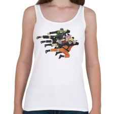 PRINTFASHION Naruto Shippuden Team - Női atléta - Fehér női trikó