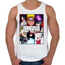 PRINTFASHION Naruto Shippuuden - Férfi atléta - Fehér atléta, trikó