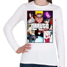 PRINTFASHION Naruto Shippuuden - Női hosszú ujjú póló - Fehér női póló