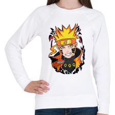 PRINTFASHION Naruto Uzumaki - Női pulóver - Fehér női pulóver, kardigán