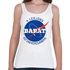 PRINTFASHION Nasa barát - Női atléta - Fehér