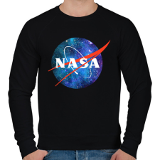 PRINTFASHION nasa - Férfi pulóver - Fekete férfi pulóver, kardigán
