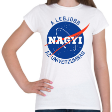 PRINTFASHION Nasa Nagymama - Női póló - Fehér női póló