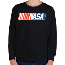 PRINTFASHION NASA project - Gyerek pulóver - Fekete