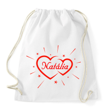 PRINTFASHION Natália - Sportzsák, Tornazsák - Fehér tornazsák