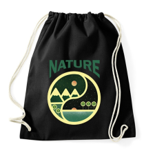 PRINTFASHION Nature jin jang - Sportzsák, Tornazsák - Fekete tornazsák