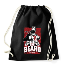 PRINTFASHION Ne félj, itt a szakállam! - Sportzsák, Tornazsák - Fekete tornazsák