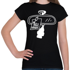 PRINTFASHION Ne nézz vissza! - Női póló - Fekete női póló