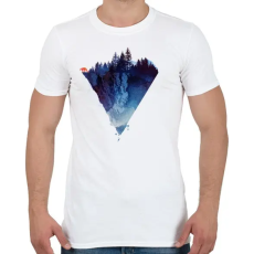 PRINTFASHION Near to the edge - Férfi póló - Fehér