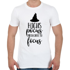 PRINTFASHION Need coffee - Férfi póló - Fehér