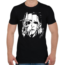 PRINTFASHION Négyes - Férfi póló - Fekete