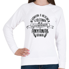 PRINTFASHION Néhányan a nevemen szólítanak - Női pulóver - Fehér női pulóver, kardigán