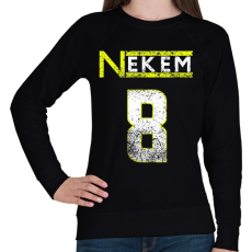 PRINTFASHION nekem 8 - Női pulóver - Fekete