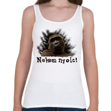 PRINTFASHION Nekem nyolc - Női atléta - Fehér női trikó