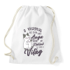 PRINTFASHION Nekünk te vagy a világ drk - Sportzsák, Tornazsák - Fehér