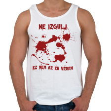 PRINTFASHION Nem az év vérem - Férfi atléta - Fehér atléta, trikó