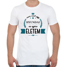 PRINTFASHION Nem csak egy Hyundai - Férfi póló - Fehér férfi póló