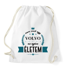 PRINTFASHION Nem csak egy Volvo - Sportzsák, Tornazsák - Fehér tornazsák