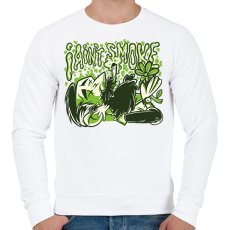 PRINTFASHION Nem dohányzom - Férfi pulóver - Fehér