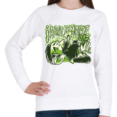 PRINTFASHION Nem dohányzom - Női pulóver - Fehér