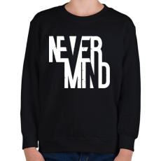 PRINTFASHION Nem fontos - Gyerek pulóver - Fekete