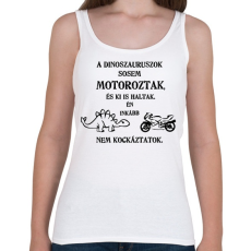 PRINTFASHION nem kockáztatok - Női atléta - Fehér