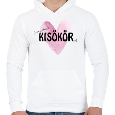 PRINTFASHION Nem szabad a Kisökörnek... - Férfi kapucnis pulóver - Fehér férfi pulóver, kardigán
