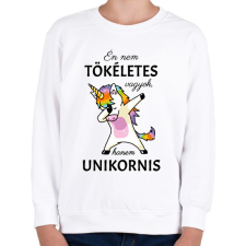 PRINTFASHION Nem tökéletes vagyok - Gyerek pulóver - Fehér gyerek pulóver, kardigán