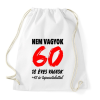 PRINTFASHION Nem vagyok 60! - Sportzsák, Tornazsák - Fehér