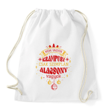 PRINTFASHION Nem vagyok krampusz - Sportzsák, Tornazsák - Fehér tornazsák