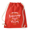 PRINTFASHION Nem vagyok manó - Sportzsák, Tornazsák - Piros